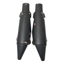 Par Protetor Escapamento Yamaha Xt 660 12/18 Detalhe 54150 Cinza-escuro