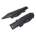 Par Protetor Escapamento Yamaha Xt 660 12/18 Detalhe 54150 Cinza-escuro