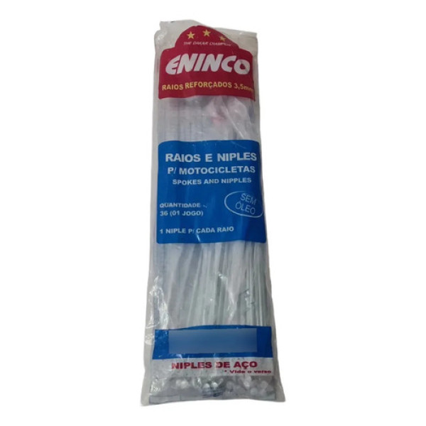 Kit Raios E Niples Xl 250 Dianteiro Eninco Zincado
