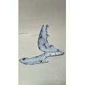 Carenagem Lateral L/d Yamaha Fluo 125 22-24 Orig C/det 63844 Branco
