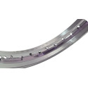 Aro Roda Traseira 18 X 185 Cg 125/150/160 Ybr 125 Maxx 0141 Prateado