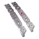 Par Emblema Tanque Honda Cb 400 (sem Cor) Detalhes 54427 Prata Polido