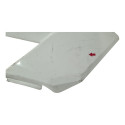 Carenagem Aba Tanque Dir Honda Cg160 Fan 16/21 Detalhe 56184 Branco