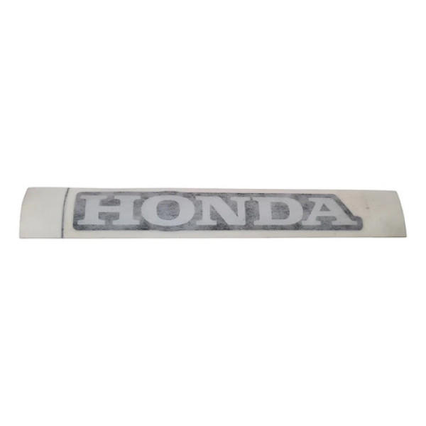 Adesivo Emblema Moto Honda (unidade) Preto/prata