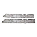 Par Emblema Tanque Honda Cb 400 Original Detalhes 54404 Prateado