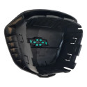 Tampa Airbag Volante Buzina Spin Montana Onix Tracker 20-23 Preto