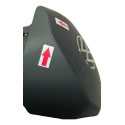 Tampa Capa Airbag Nivus Virtus Tcross Taos 22-25 C/detalhes Preto