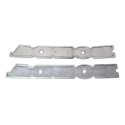 Par Emblema Tanque Honda Cb 400 (sem Cor) Detalhes 54427 Prata Polido