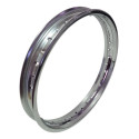 Aro Roda Traseira 18 X 185 Cg 125/150/160 Ybr 125 Maxx 0141 Prateado