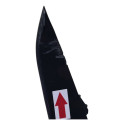 Carenagem Rabeta Dir Honda Cg 160 Fan 16/24 Paralela 59220 Preto