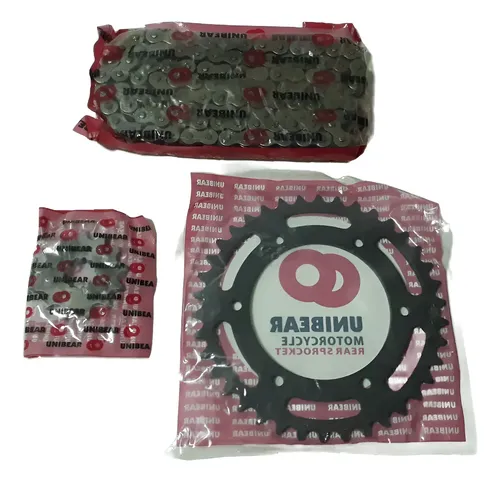 Kit Relação Fazer 250 2005 Á 2017 Unibear C/ Retentor Cinza-escuro