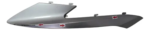Carenagem Lateral Traseira Haojue Vr 150 L/e Detalhe 53466 Prateado