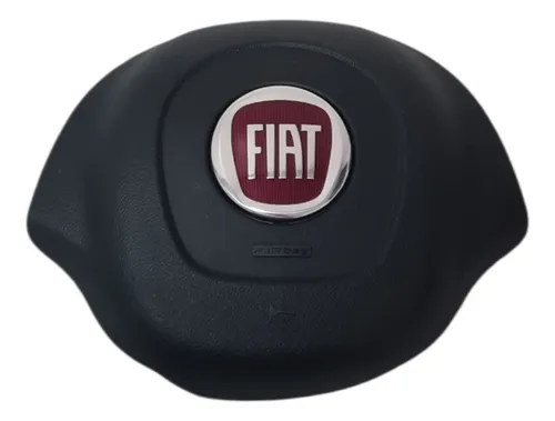 Tampa Capa Airbag Volante Palio Strada Doblò Ideia Original Preto/emblema Vermelho