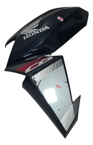 Carenagem Aba Tanque Esq Honda Cb 250 F 16/22 Orig 61785 Azul-petróleo