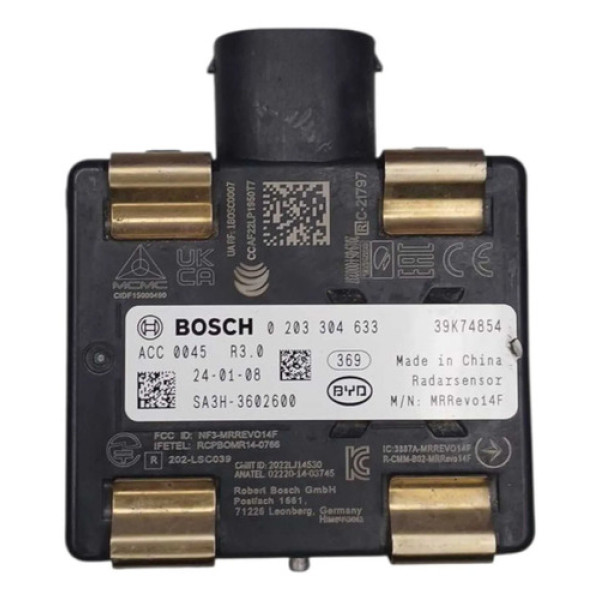 Módulo Sensor Radar Byd Song Pro 2024 2025 0203304633