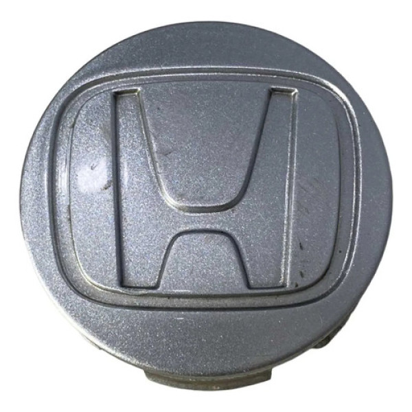 Emblema Calota Central Roda Honda Fit 2008 2013 Prateado