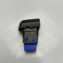 Botão Pisca Alerta Peugeot 208 2013/2019 | 9675091620 Preto