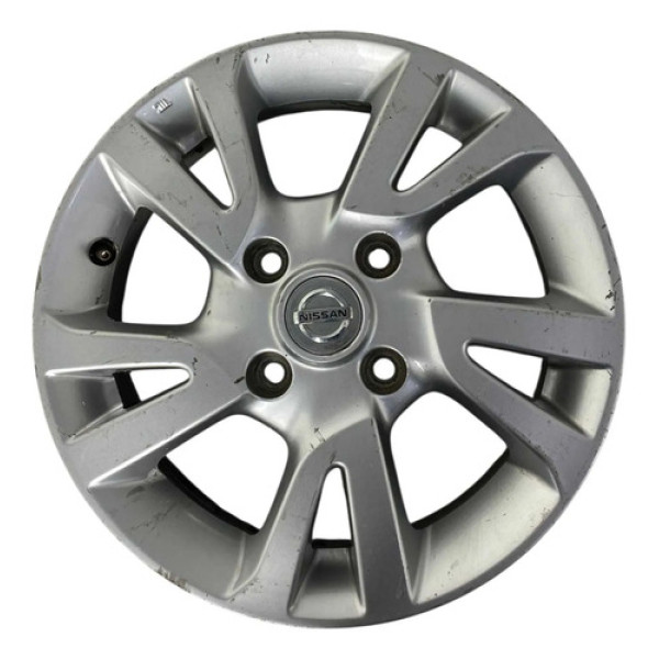Roda Liga Leve Aro 15 4 Furos Nissan March 2014 Prata