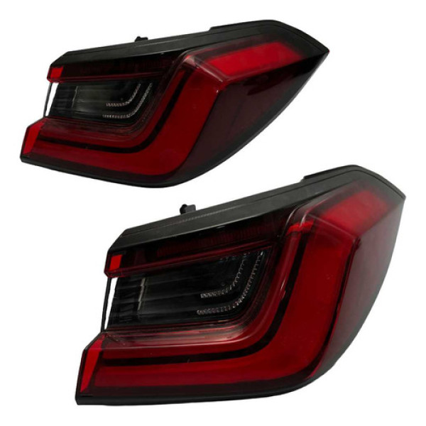 Lanterna Direita C/led Honda City Hatch 2021 2023 Esquerdo/motorista Preto