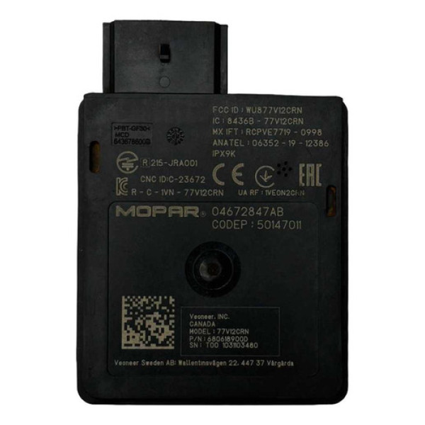 Módulo Sensor Ponto Cego Traseiro Jeep Compass 2022 Preto