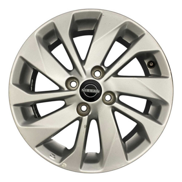 Roda Liga Leve 4 Furos Aro 15 Nissan Versa Sense 2024 2025 Cinza