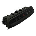  Botão Pisca Alerta Central Fiat Strada Freedom 2021 2022 Preto