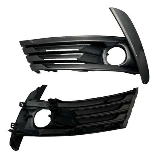 Moldura Farol Milha Esquerdo Corolla 2017 2019  Preto Esquerdo
