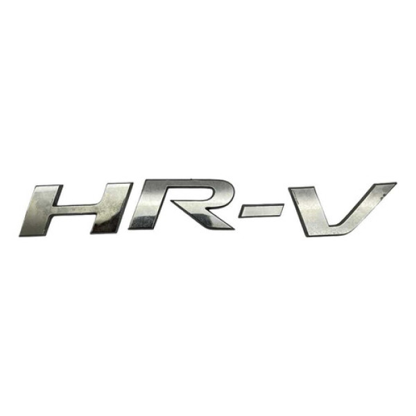 Emblema Letreiro Cromado Tampa Traseira Honda Hr-v 2020 2021 Cinza