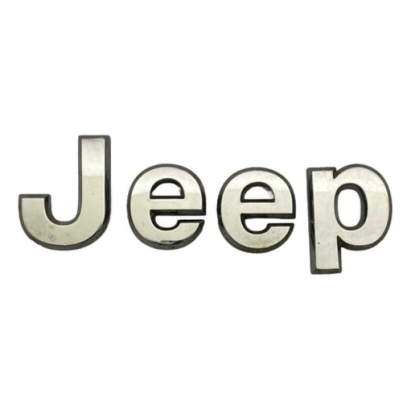 Emblema Cromado Capô Jeep Compass 2021 2022 2023 Cinza