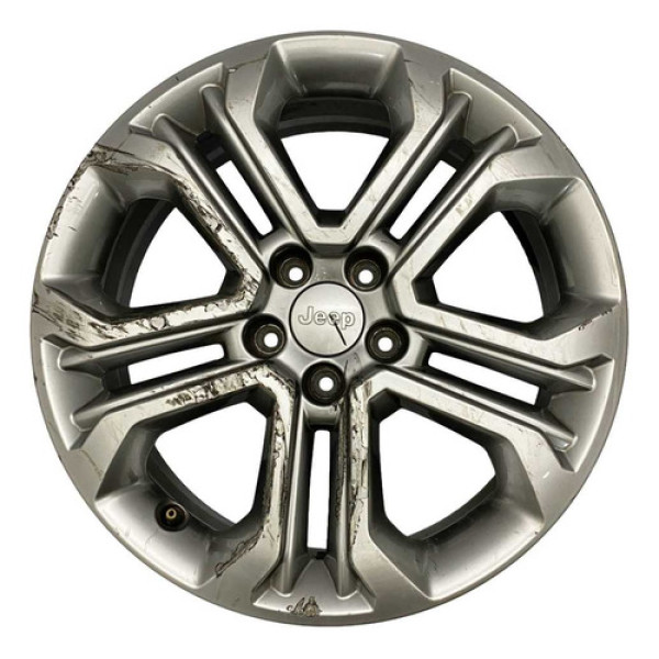Roda Liga Leve Aro 18 5 Furos Jeep Compass 2022 2024 Detalhe Prata