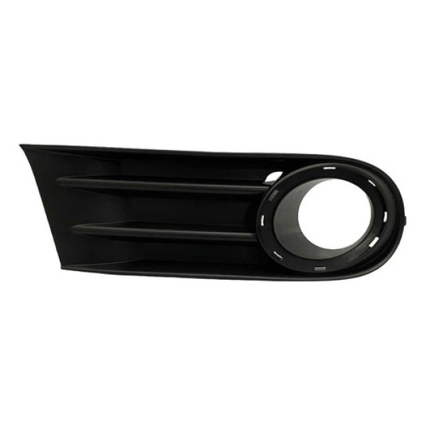 Grade Moldura Farol Milha Volkswagen Gol G5 2009 2012 Preto Direito