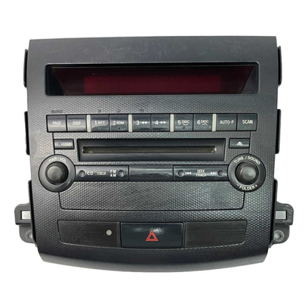 Radio Som Painel Mitsubishi Outlander 2012 2013 | 8002a066xa