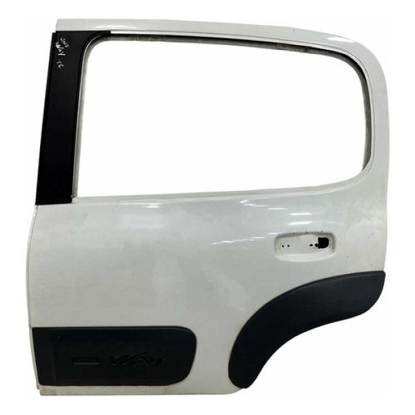 Porta Traseira Esquerda Fiat Uno Way 2016 2020 Traseira Esquerda Branco