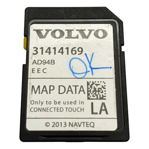 Cartão Sd Navegação Gps Volvo Xc60 2020 2025  31414169