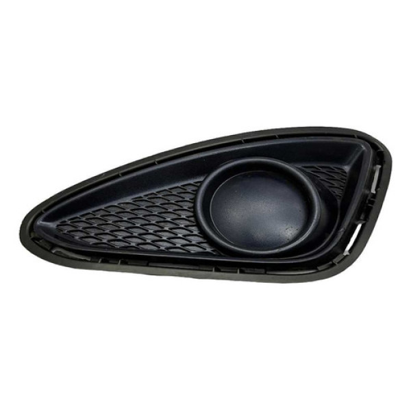 Grade Moldura Farol Milha Esquerdo Hyundai Hb20 2012 2015 Preto Esquerdo