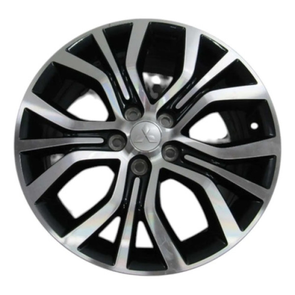 Roda Aro 18 Mitsubishi Outlander 2016 2017 2018 Orig Avulsa Prateado/preto