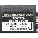 Módulo De Nivelamento De Farol Lexus Ct200h 2018  8996076040