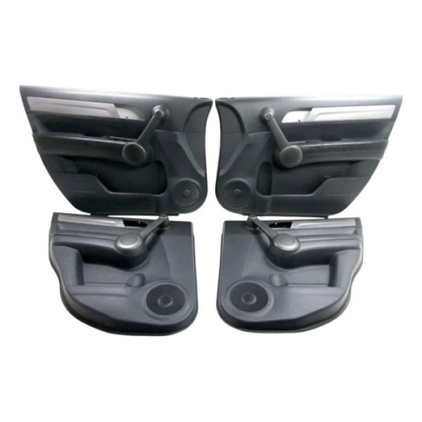 Jogo De Forros De Porta Originais Honda Crv Exl 2007 A 2011 Preto