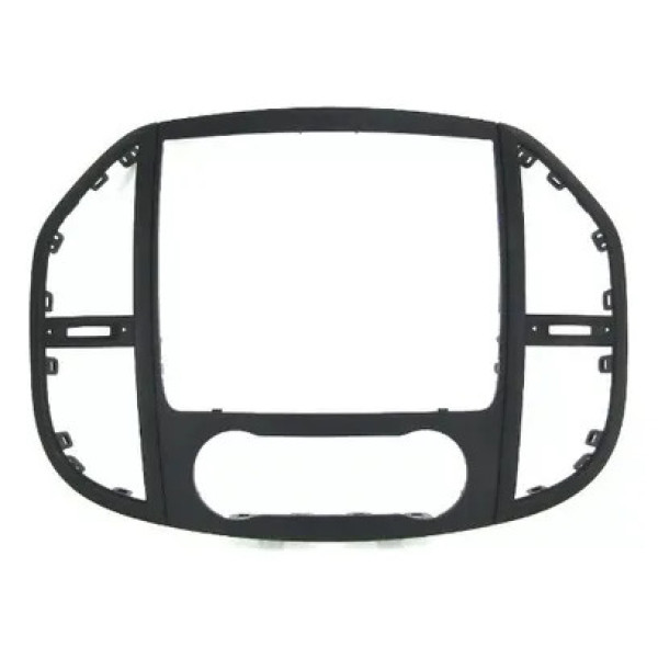 Moldura Do Rádio Painel Central Mercedes Vito 2015 2016 2017 Preto