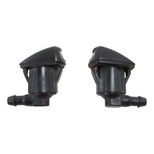 Par Burucutu Esguicho Do Capô Hilux 2006 A 2015 Original Preto
