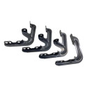 Kit 4 Suportes Do Estribo Original Da S10 2012 A 2024 E Ou D Preto