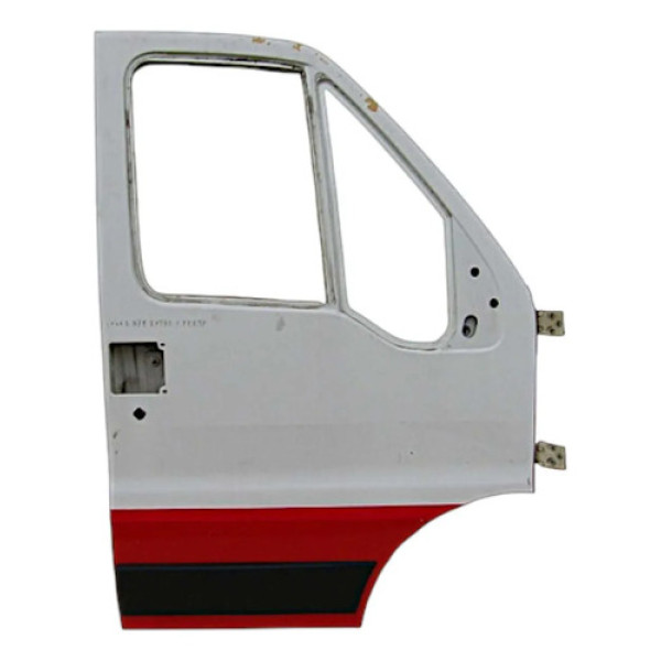 Porta Dianteira Direita Ducato / Boxer 2006 A 2016 C/detalhe Dianteira Direito Branco, Vermelho E Preto