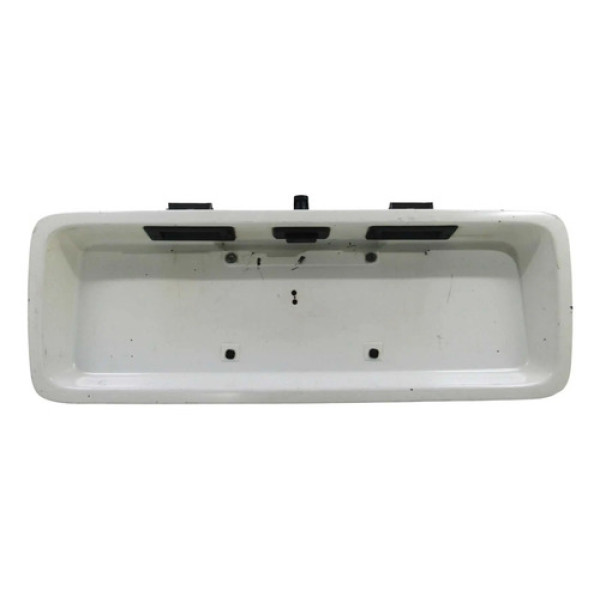 Moldura Luz De Placa Botão Tampa Traseira Gr. Cherokee 97/98 Branco