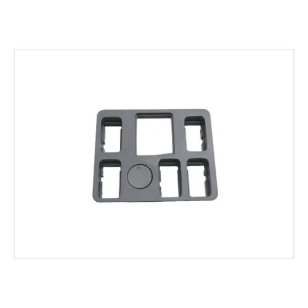 Moldura Do Botão Retrovisor Painel Hilux 2006 A 2011 Cinza