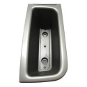 Moldura Puxador Interno Traseira Esquerda Malibu 2010 2011 Prata