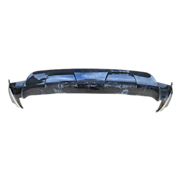Spoiler Aplique Inf. Parachoque Traseiro Bmw X5 2007 A 2010 Preto