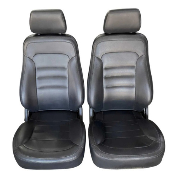 Bancos Dianteiros Originais Troller Ideal P/ Adaptar Em Jeep Preto