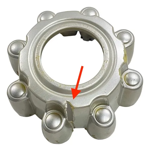 Calota Da Roda Dianteira F250 4x4 Paralela C/ Detalhes Prata
