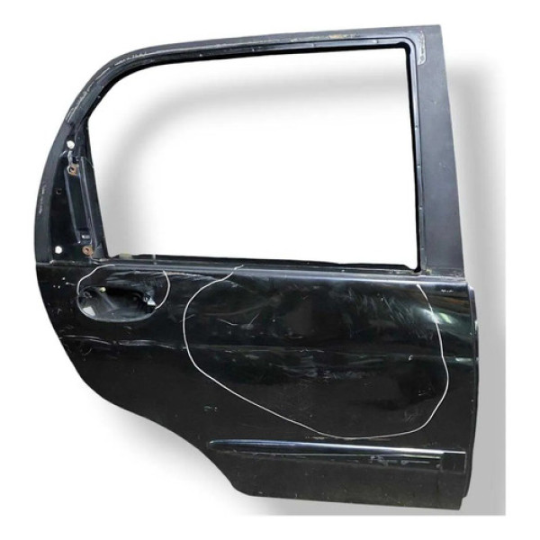Porta Traseira Direita  Chery Qq  2010 2011 2012 Detalhe Traseira Direito Preto