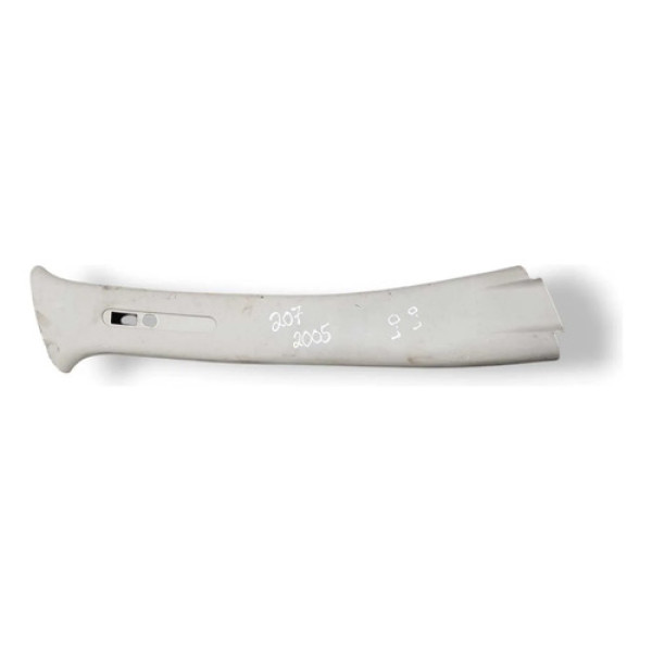 Moldura Interna Coluna Direita Peugeot 207 2005 9644202177 Branco